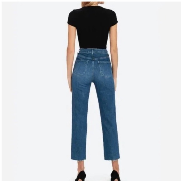 NWT J Brand Jules High-Rise Ankle Jeans  Embellished Rhinestones Jules  Sz 29 - Picture 3 of 10